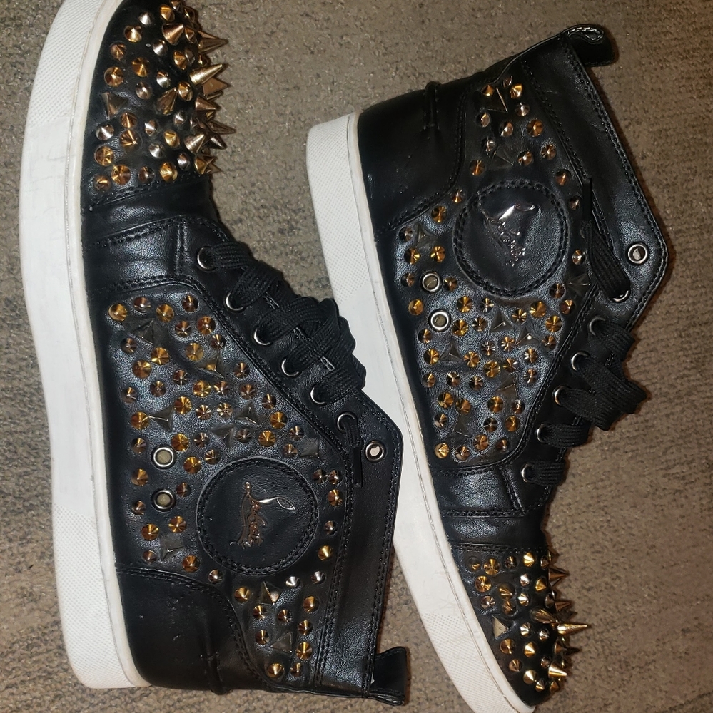 Christian Louboutin spikey sneakers